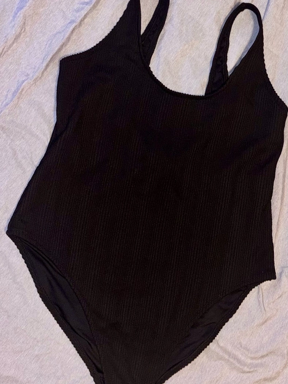 Classic Black One-Piece Swimsuit